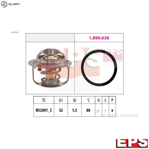 Thermostat coolant 880 554 - thermostat,