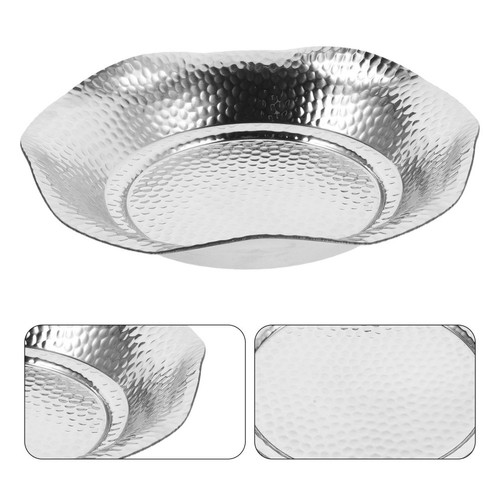 Chips serving plate stainless - chips,