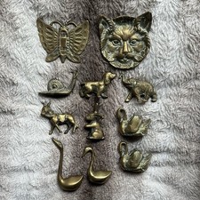 Vintage Solid Brass Animal