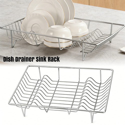 Dish drainer chrome - dish,