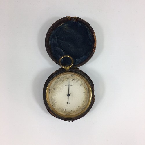 Antique cased brass pocket - antique,