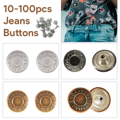 25mm jeans buttons - 14/19/25mm,