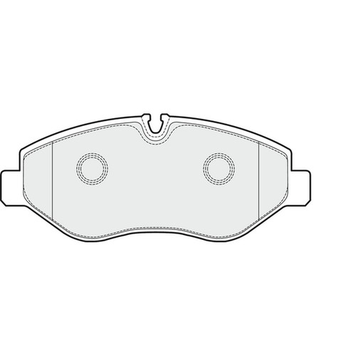Brake pads set for mercedes - brake,