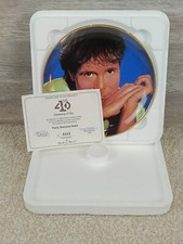 Cliff Richard Dreaming of You 40 years Porcelain 22 Carat Gold Trim Plate