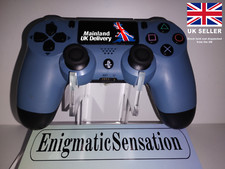 Official Sony PS4 PlayStation 4 Wireless Controller Blue/Grey Uncharted Rare
