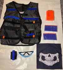 NERF Vest Adjustable Black