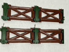 Playmobil Fence Pieces Wooden Effect Farm Zoo