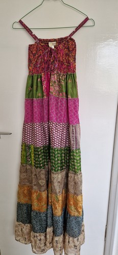 Bohemian maxi silk multicolour