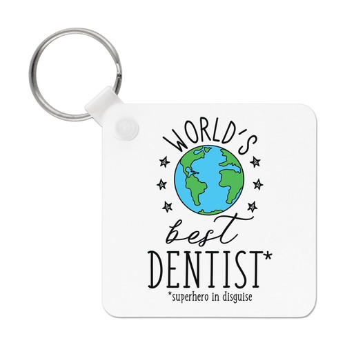 World best dentist keyring - best,