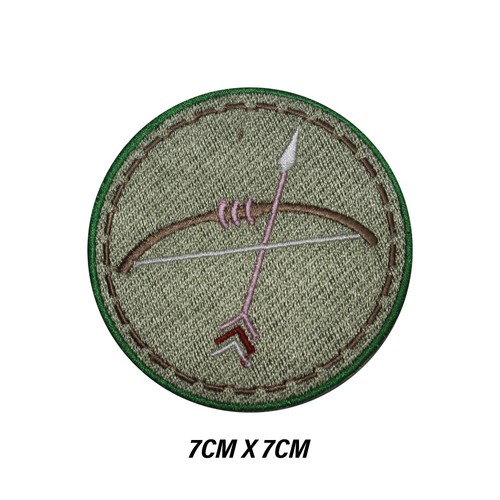 Archery badge logo iron sew - archery,