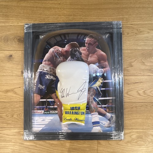 Josh warrington signed boxing - warrington,