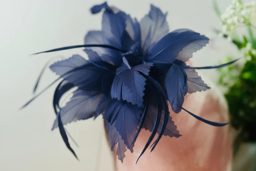 Women flower feather hair - flower, hat