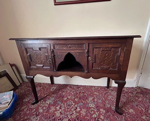 Dark oak jacobean revival - oak,