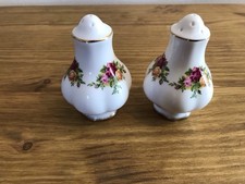 Royal Albert Old Country Roses Salt & Pepper Pots 8cm H