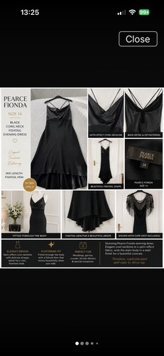Pearce fionda black slip dress - fionda,