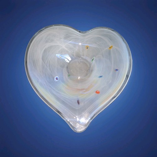Large murano heart - murano, shaped