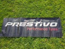 Prestivo tyre plastic  banner. Tyre banner. Michelin. Goodyear.