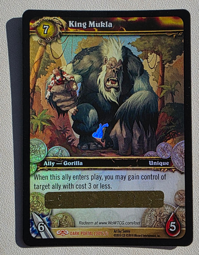 King mukla wow tcg - wow, loot
