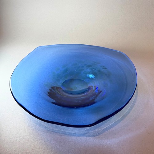 Mid century murano style blue - mid-century,