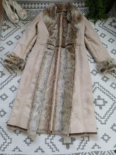 NEXT Long Suede Fur Afghan Penny Lane Style Autumn Winter ? Coat 8 10 12 ?