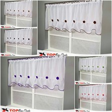 Flowers Voile Curtain With