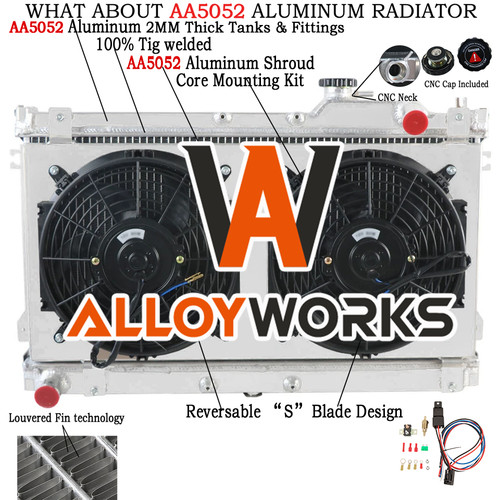 Row radiator shroud fan - shroud,