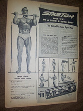 1959 Joe Weider Trainer of Champions 'Steel Cable Home Gym Set'  Advertisement
