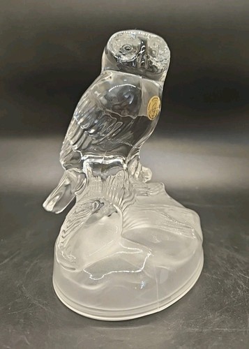 Cristal arques glass owl - d'arques,