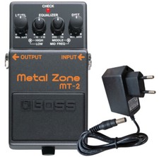 Boss MT-2 Metal Zone Distortion Pedal + Power Supply