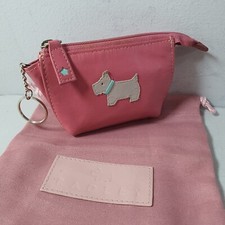 RADLEY Pink Leather Keyring