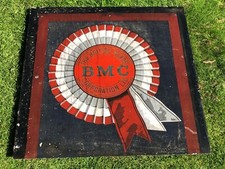 ORIG CLASSIC CAR BMC BRITISH MOTOR CORP GARAGE DEALERSHIP SIGN MINI COOPER MG