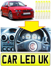 ✅ Rover 25 45 MG ZR ZS F TF ✅ DASHBOARD INSTRUMENT COB LED UPGRADE BULBS x 12 ✅