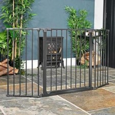 Black baby dan hearth guard - black,