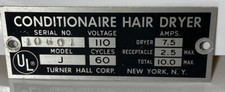 Vintage Conditionaire Hair