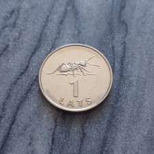 Latvian Coin 1 Lats Ant