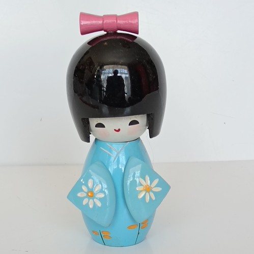 Japanese wooden kokeshi - wooden, girl