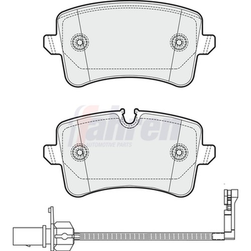 Brake pads set - set, for