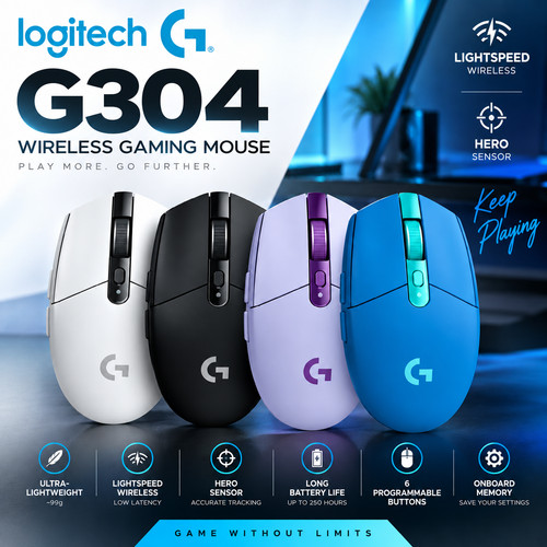Genuine logitech g304 - genuine,