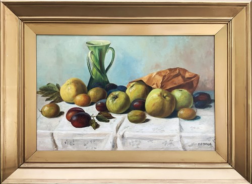 Museum quality still life oil - museum,