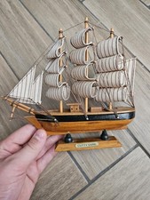Cutty Sark Vintage Wooden Model Ship Hand Built