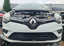 RENAULT CLIO 2016+ MK4 FACELIFT FRONT BUMPER IN WHITE COMPLETE WITH GRILLS + DRL