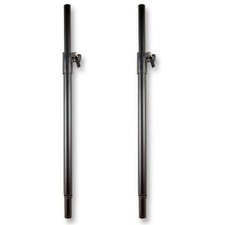 2 x Adjustable Speaker Satellite Pole Sub Height PA Disco Stage