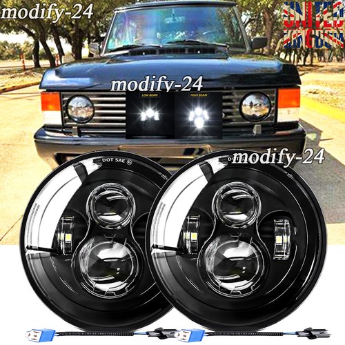 Round led headlights - round,