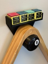 Pool snooker table chalk - table, and