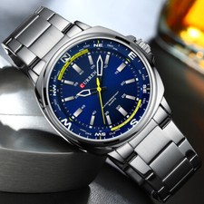 Curren Mens Casual Analog