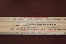 10 SQUARE Yardstick Wood