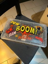 Boom, Pow, Wham, Plastic storage box