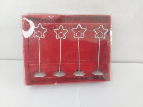 Glitter star place card - place,