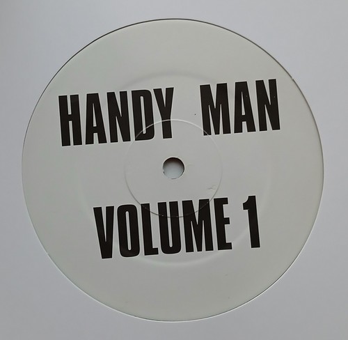 Vinyl record handy - -, man