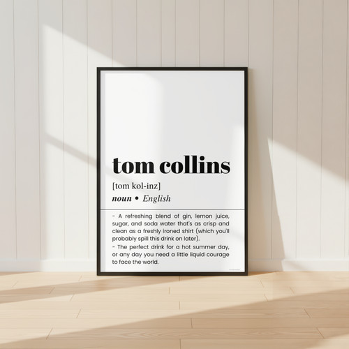 Tom collins definition print - collins,